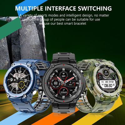 Apoio impermeável Ble5.1 do Smart Watch dos homens 600Mah 1.28inch IP68 de Q998K