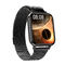 Do esporte esperto do oxigênio DTX da pressão sanguínea de relógio de S Smart Watch novo Digital de Rate Men do coração do silicone branco preto e do metal '